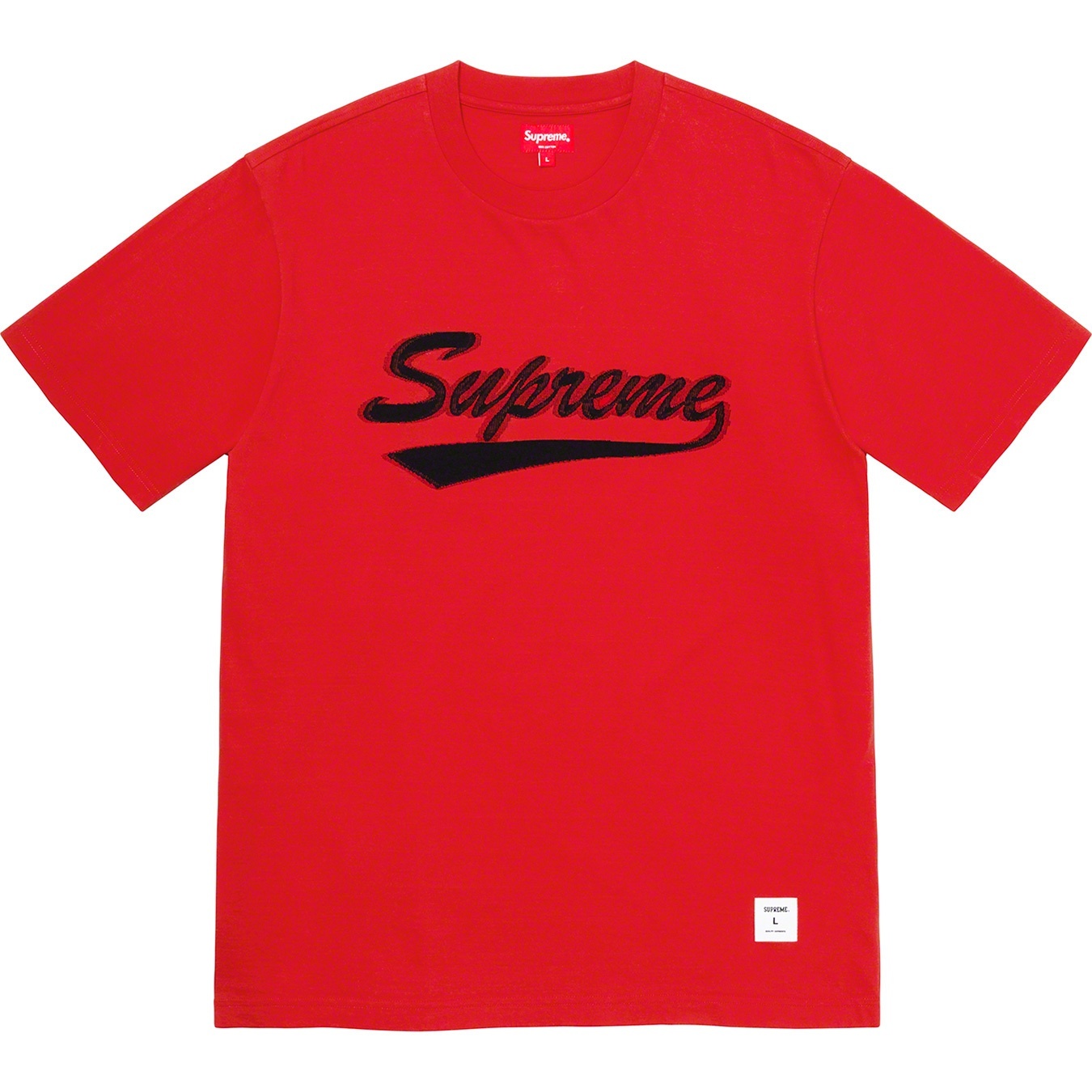 Intarsia Script S/S Top view 6